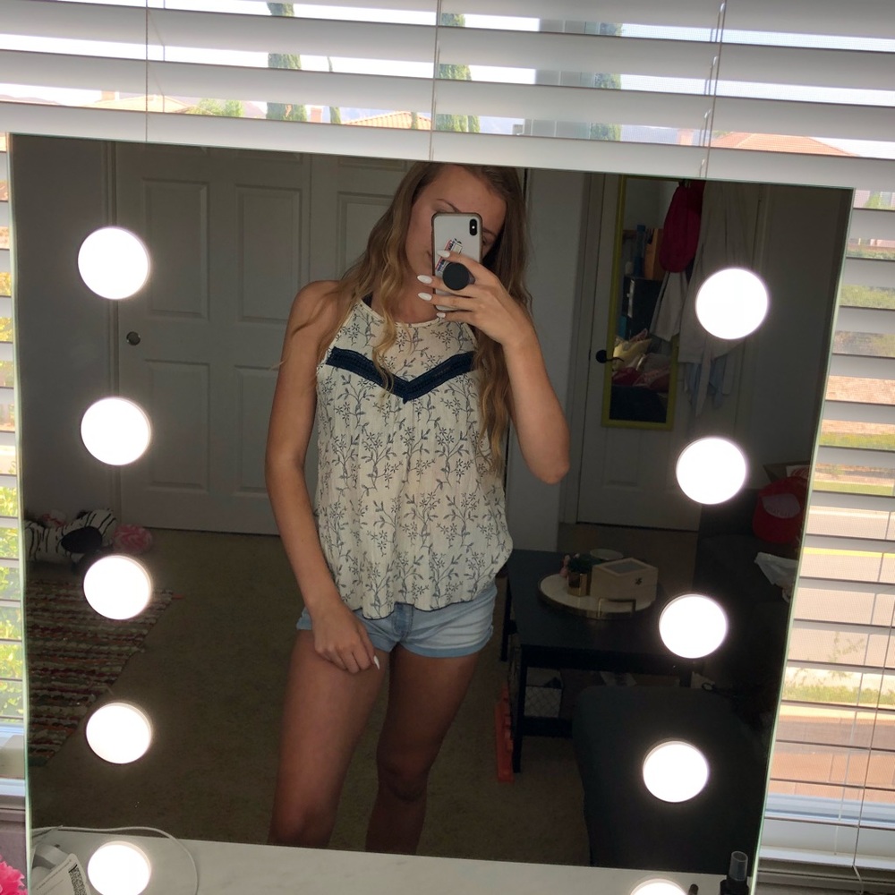 Floral Lace Tank Top